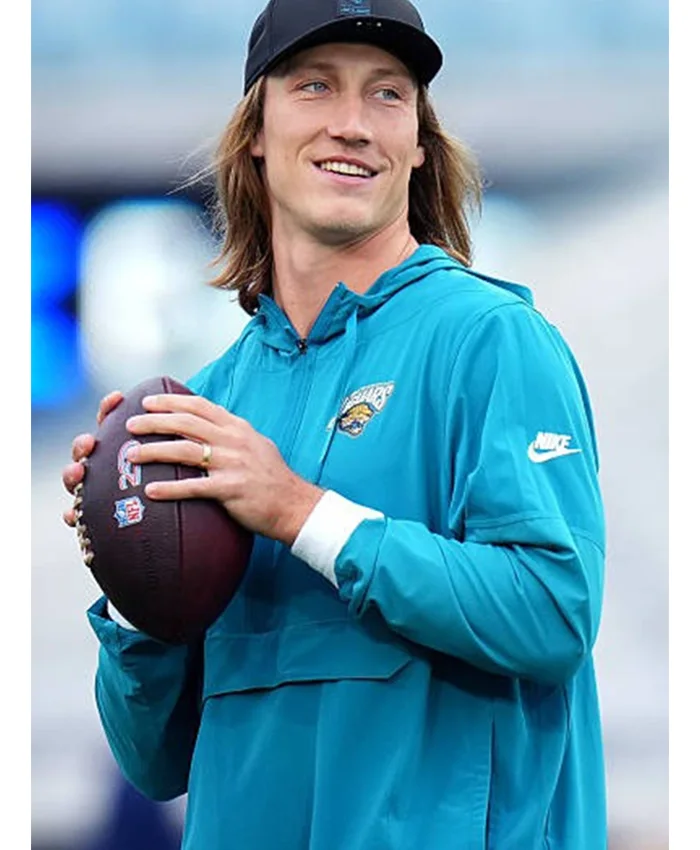 Trevor Lawrence Jaguars Sideline Anorak Half-Zip Jacket
