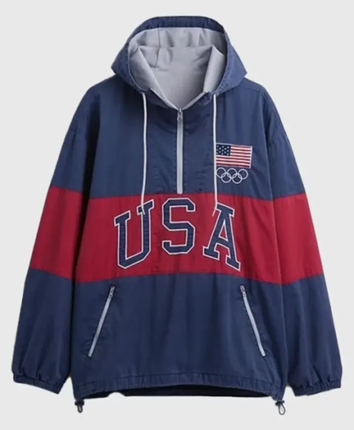 USA Team Oversized Anorak Jacket- Shop Now