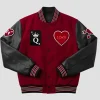 Valentine Day Varsity Jacket -Queen