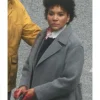 Verona Parker The Beekeeper 2 Emmy Raver-Lampman Grey Wool Trench Coat