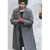 Verona Parker The Beekeeper 2 Emmy Raver-Lampman Grey Wool Trench Coat-Shop now