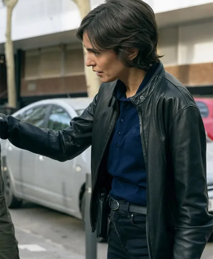 Verónica Echegui City of Shadows Leather Jacket