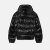 Versace Black Padded Jacket For Sale