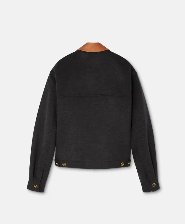 Versace Wool Blouson Jacket For Sale