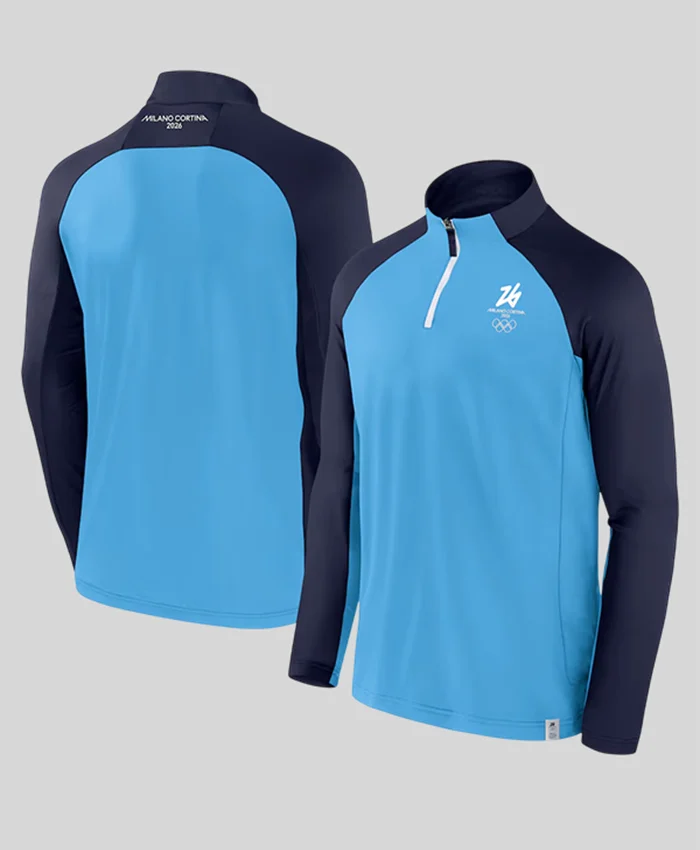 Winter Olympics Milano Cortina Raglan 2026 Blue Jacket
