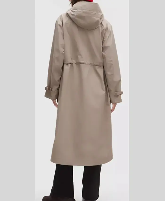 Women’s Team Canada Waterproof Shell Beige Coat For Sale