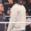 World Wrestling Entertainment SmackDown 2025 Drew McIntyre Beige Bomber Jacket