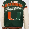 Xavier Restrepo Miami Hurricanes National Champions Jacket