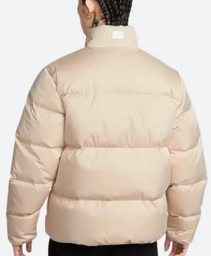 Year of the Horse Beige Puffer Jacket