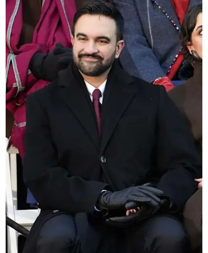 Zohran Mamdani Inauguration Ceremony Wool Coat - Buy now