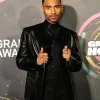2026 House Event Grammy Durand Bernarr Black Leather Jacket