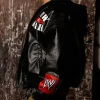 2026 Loiter X World Wrestling Entertainment Raw Is War Black Leather Jacket