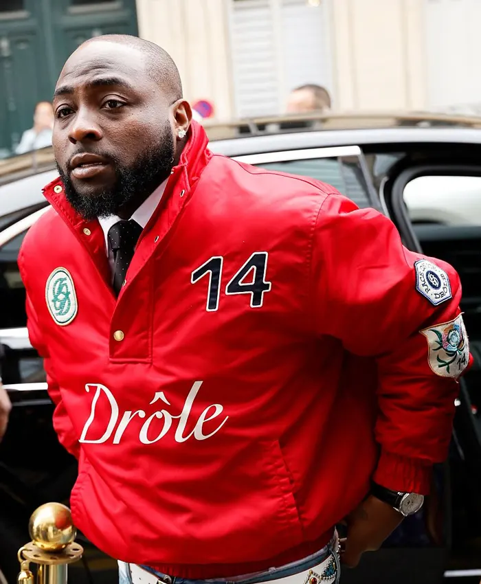 2026 Menswear paris Fashion Week Davido Red Drole 14 Jacket