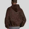 2026 Milano Cortina Jake Paul Louis Vuitton Brown Hoodie