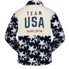 2026 Milano Cortina Winter Olympics Team USA Black and Off-White Sherpa Jacket