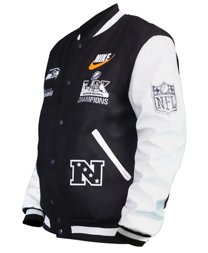 2026 Seattle Seahawks x Nike Super Bowl Champions Destroyer Jacket On Sale