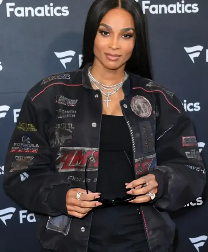 2026 Super Bowl Party Ciara Jacket- Black