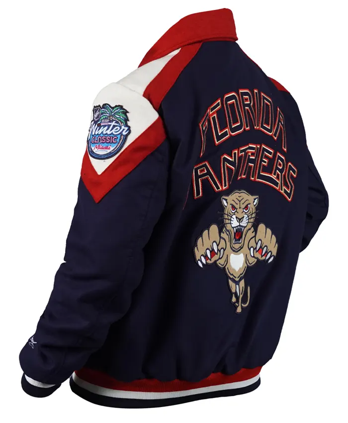 2026 Winter Classic Miami Florida Panthers Blue Jacket for Men and Women