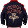 2026 Winter Classic Miami Florida Panthers Blue Varsity Jacket for Men and Women