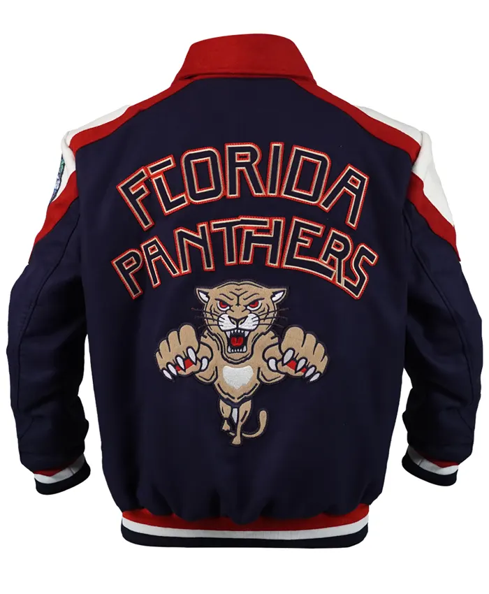 2026 Winter Classic Miami Florida Panthers Blue Varsity Jacket for Men and Women