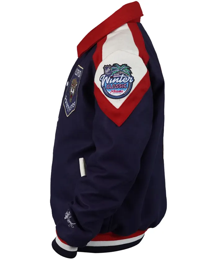 2026 Winter Classic Miami Florida Panthers Varsity Jacket for Men and Women