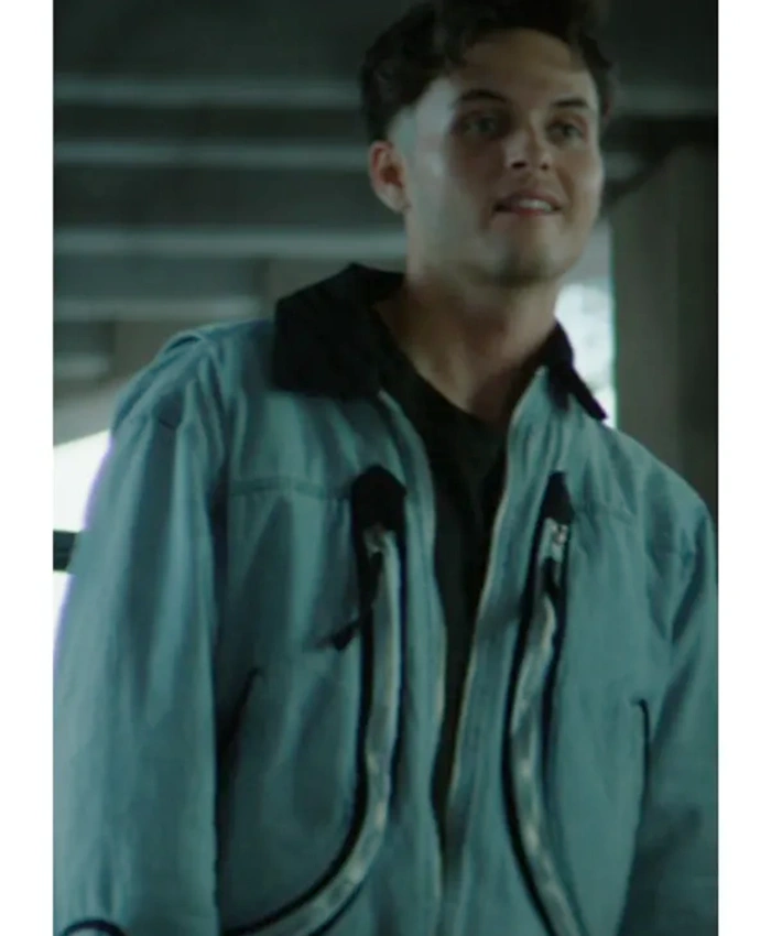 56 Days Young Shyla Zip Detail Denim Jacket