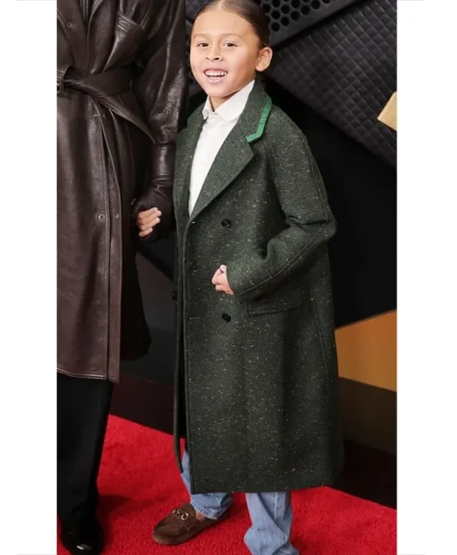 68th GRAMMY Awards Aeko Catori Green Coat - Buy now
