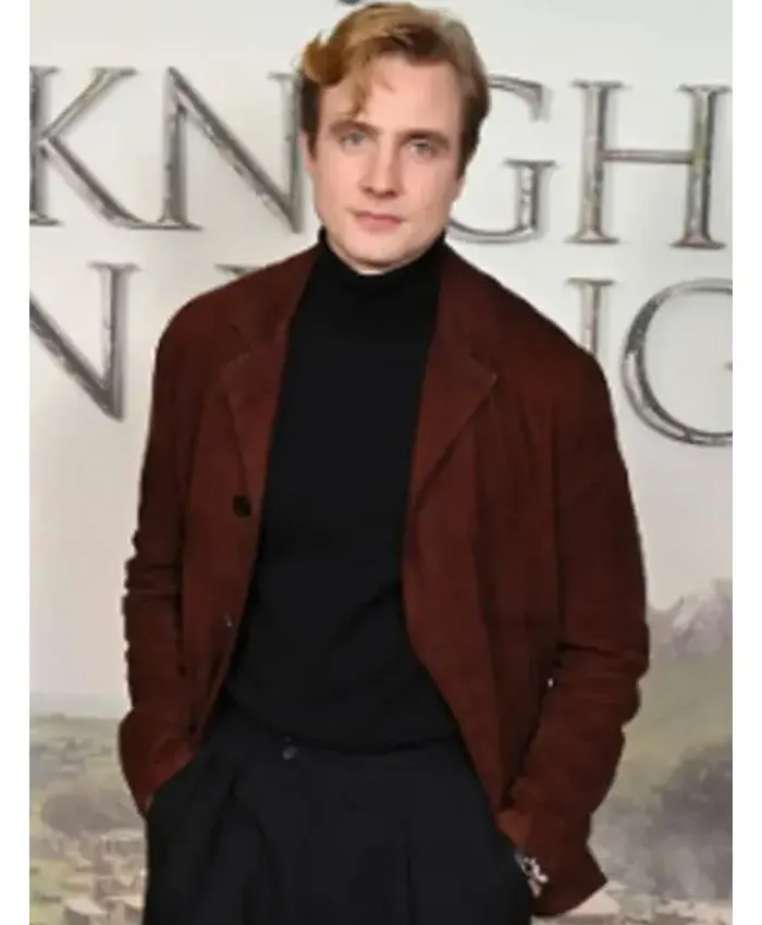 A Knight of the Seven Kingdoms Henry Ashton Leather Blazer For Sale
