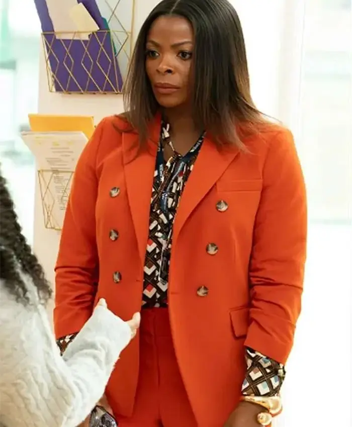 Abbott Elementary S05 Janelle James Orange Blazer