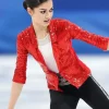 Adeliia Petrosian Winter Olympics 2026 Sequin Blazer