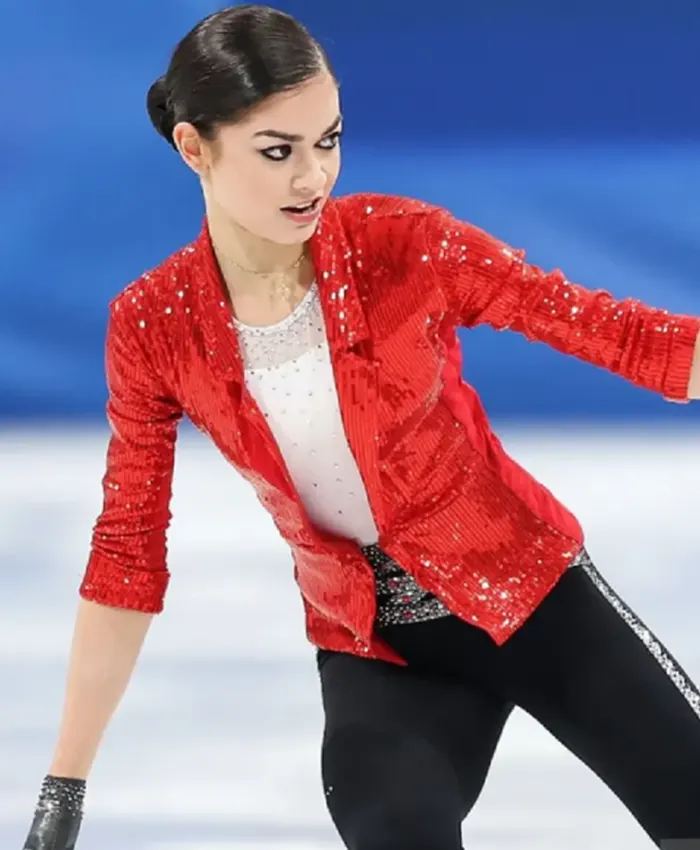 Adeliia Petrosian Winter Olympics 2026 Sequin Blazer