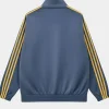 Adidas 2026 Chinese New Year Blue Jacket with Yellow Stripes for Men and Women