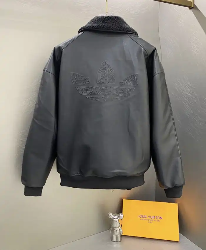 Adidas Original Year Of The Snake Leather Jacket For Sale
