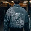 Adidas x Bad Bunny F1 Racing Black Jacket For Sale