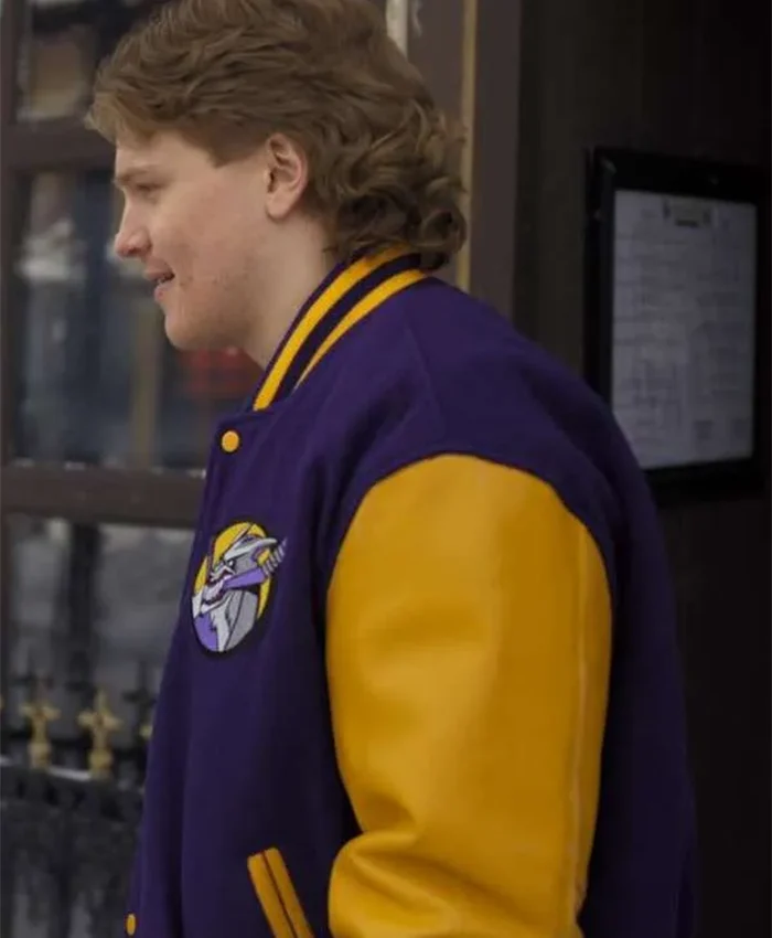 Aidan Shaw Finding Her Edge Varsity Jacket For Sale