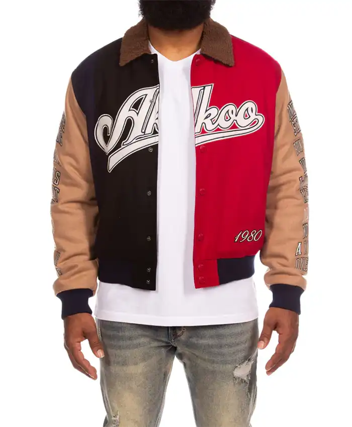 Akoo Varsity Prey Jacket Front