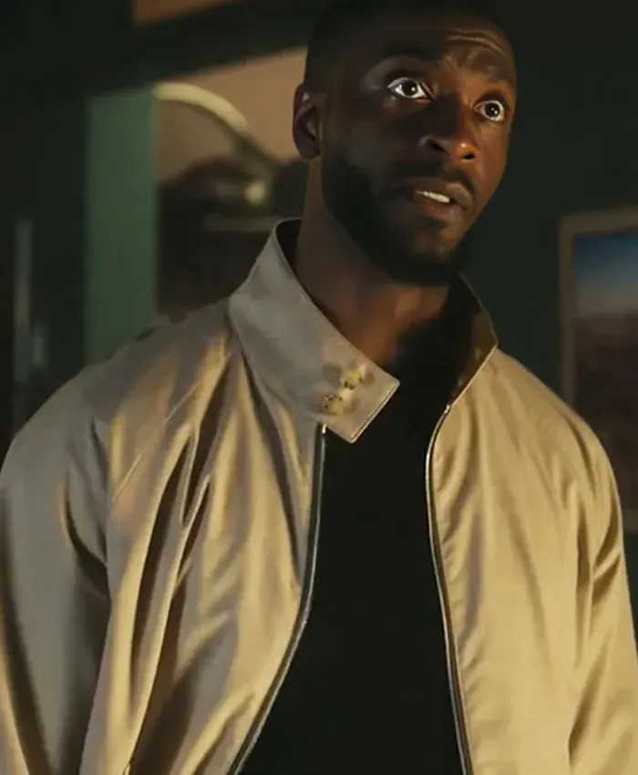 Aldis Hodge Cross S02 Beige Jacket For Sale