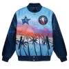 All Star 2026 Blue Satin Jacket - Shop Now