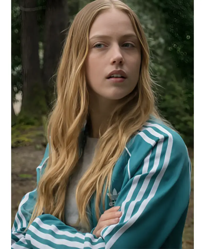 Amelie Hoeferle One Mile Blue Track Jacket For Sale