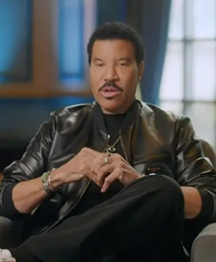 American Idol Lionel Richie Leather Bomber Jacket