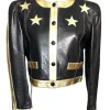 American Idol S24 Miyoko Stars Leather Jacket For Sale