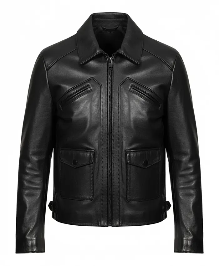 American Idol S24 Ryan Seacrest Leather Jacket For Sale