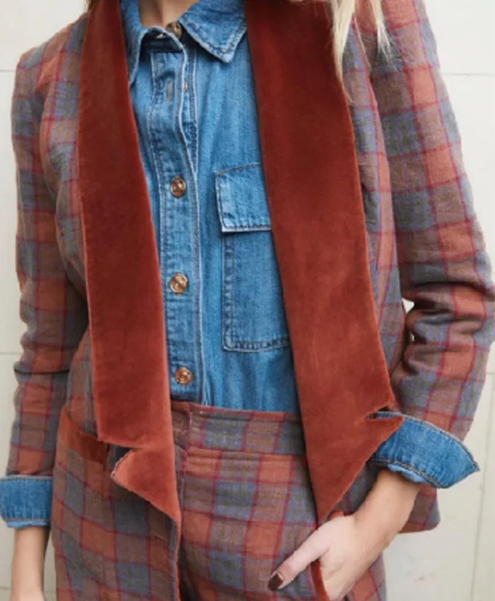 Angie Polaski Will Trent S04 Checked Blazer For Sale