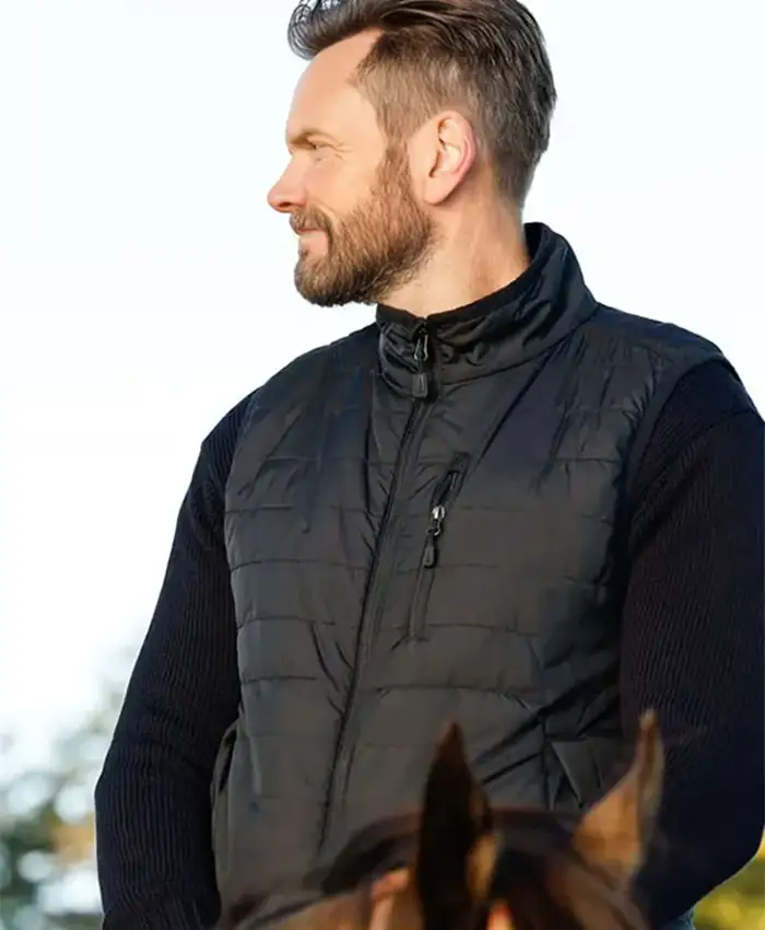 Animal Control S04 Joel McHale Black Vest For Sale