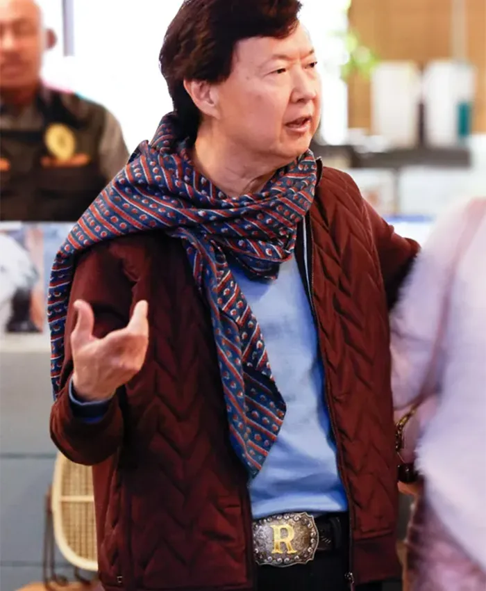Animal Control S04 Ken Jeong Quilted Jacket For Sale