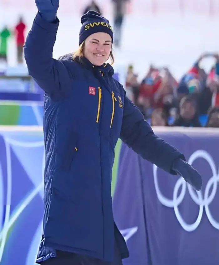 Anna Swenn Larsson Milano Cortina 2026 Winter Olympics Coat
