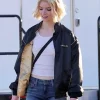 Anya Taylor-Joy Lucky S01 Black Bomber Jacket For Sale'