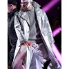 Bad Bunny Silver Embellished Coat - Get now