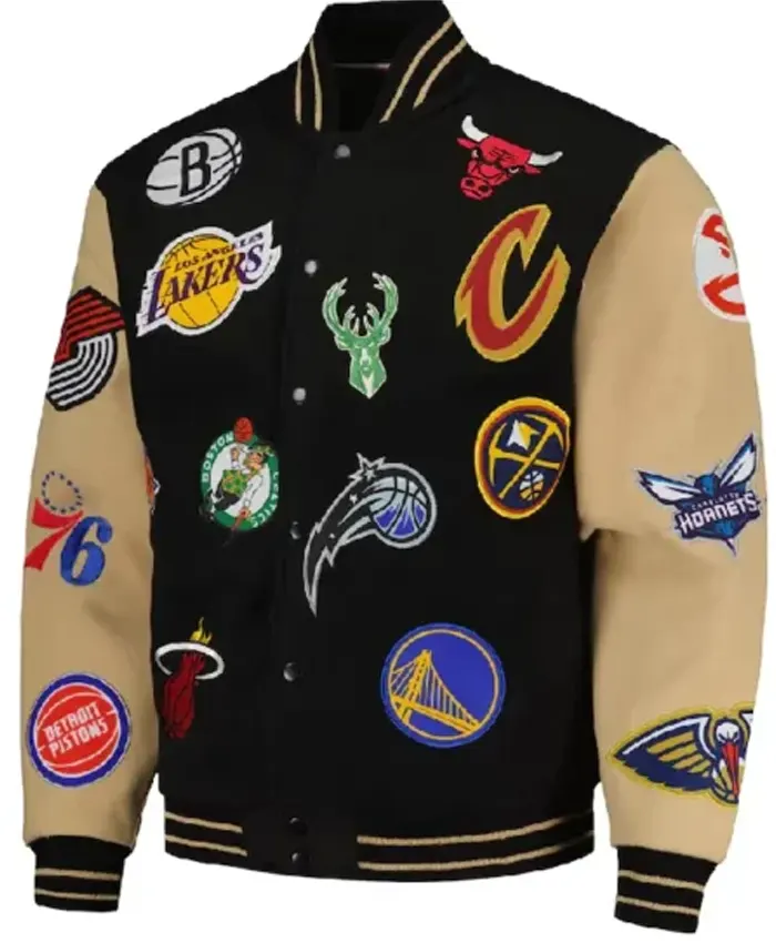 Basketball All teams Logo Varsity Jacket