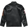 Bay Area Super Bowl LX Stefon Diggs Racer Leather Jacket